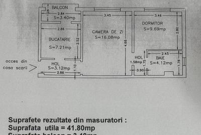Apartament 2 camere zona Poarta 6 - 8