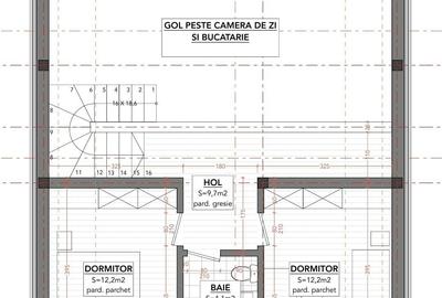 Casă cu 3 camere în Cătălina - 5