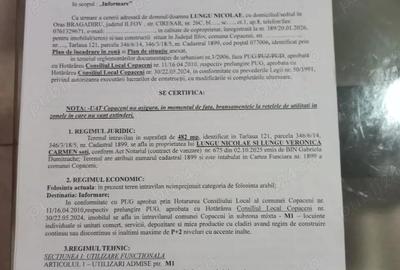 Teren de 644 mp, în Copăceni