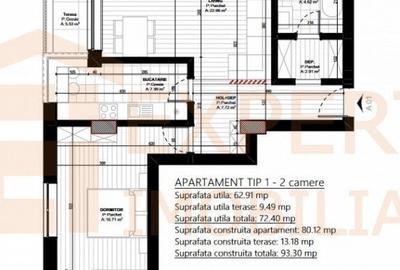 Apartament cu 2 camere decomandat în Gara