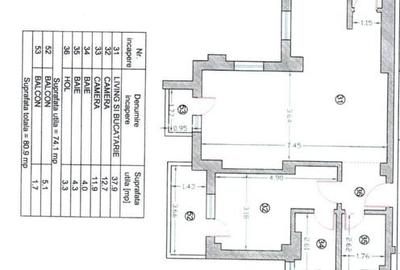 Apartament cu 3 camere semidecomandat, mobilat în Km 5 - 11
