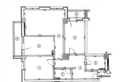 Apartament cu 3 camere decomandat, mobilat în Florești - 13