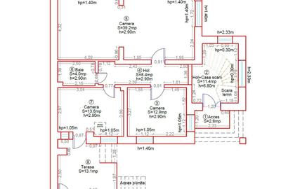 Casă individuală cu 6 camere cu Canalizare în Circumvalațiunii - 34