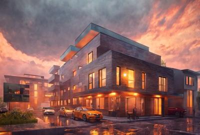 BLOC NOU in constructie zona Pompieri 1300E/mp construit+ TVA 21% - 6