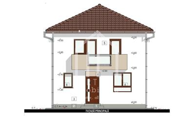 Casa individuala cu 4 camere, 105mp utili, teren 260mp, Cristian - 8