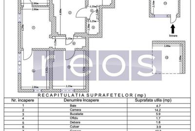 Apartament cu 3 camere decomandat, mobilat în Dorobanți - 33