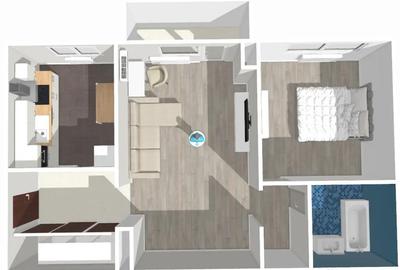 Apartament cu 2 camere semidecomandat în Mihai Bravu - 8