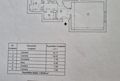 Apartament cu 2 camere decomandat în Victoriei - 6