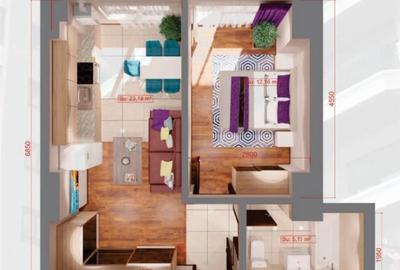 Apartament cu 2 camere decomandat în Copou - 1