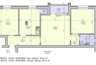 Apartament cu 3 camere semidecomandat în Viitorului - 4