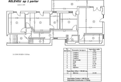 Apartament cu 4 camere semidecomandat în Bucureștii Noi - 14