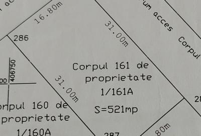 Teren de 521 mp, în Malu Mare
