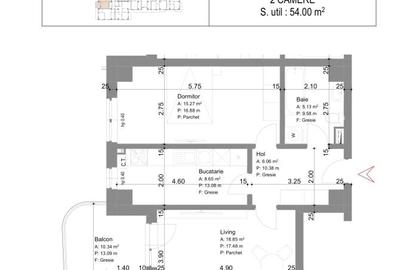 Apartament 2 camere decomandat, 64 mp, acceptam CREDIT, NOU Galata - Alexandru - 1