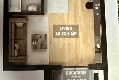 Garsoniera COMISION 0% 39 MP Militari Residence super oferta! - 1