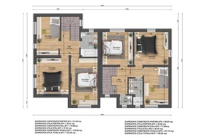 Duplex 4 camere mobilat si utilat, pod izolat 40 mp- Berceni- Vidra - 26