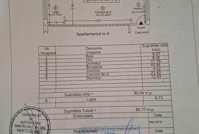 Apartament cu 3 camere în Brăilei - 12