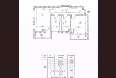 Gama Residence apartament 2 camere mobilat si utilat. - 2