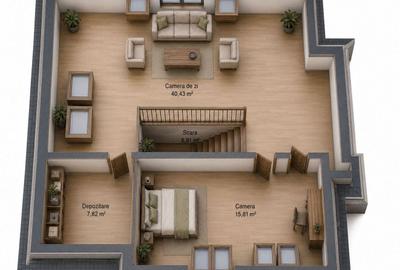 Casă individuală cu 5 camere cu Canalizare în Central - 3