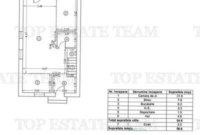 Duplex cu 4 camere cu Canalizare în Tunari - 10