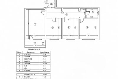 Apartament cu 3 camere decomandat în Pantelimon - 3