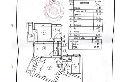 Apartament cu 3 camere semidecomandat în Tineretului - 7