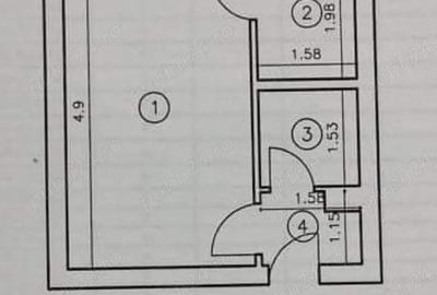 Garsonieră decomandată în Mircea cel Bătrân - 3