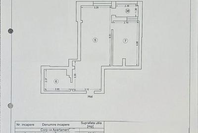 Apartament cu 2 camere, mobilat în Nord - 12