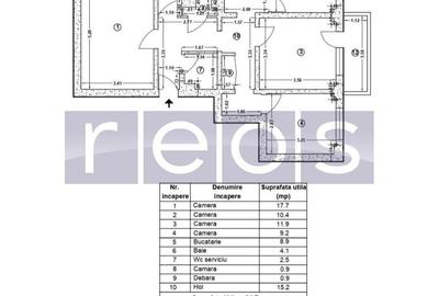 Apartament cu 4 camere decomandat în Tineretului - 1