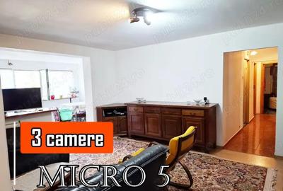 Apartament 3 camere ,parter cu balcon, Micro 5