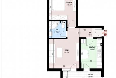 Apartament cu 2 camere în Central - 2