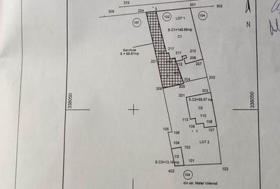Teren Construcții intravilan de 306 mp, în P-ța Muncii - 1