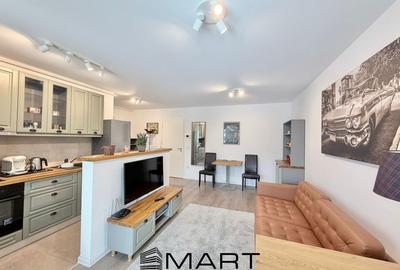 Apartament cu 2 camere semidecomandat, mobilat în Tractorul