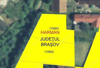 Teren de 554 mp, în Hărman - 2