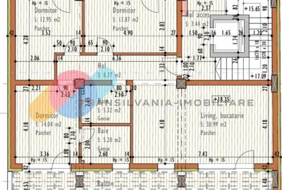 Apartament cu 4 camere semidecomandat în Mărăști