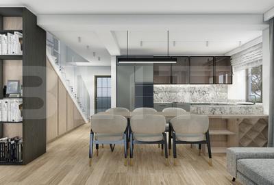 Duplex semifinisat, 120 mp utili, teren 550 mp, Chinteni - 4