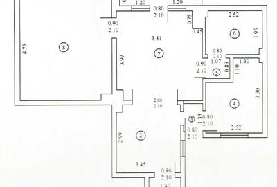 Apartament cu 2 camere semidecomandat în Titulescu - 5