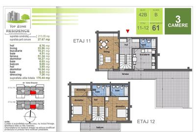 Apartament cu 3 camere decomandat în Theodor Pallady - 3