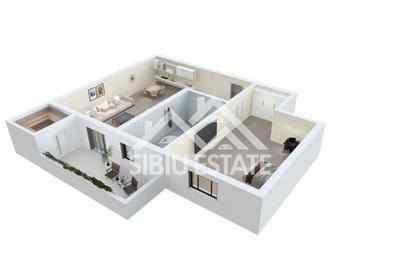 Apartament cu 2 camere decomandat în Țiglari - 2