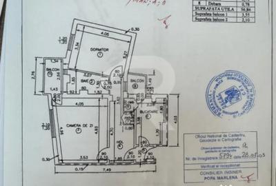 Apartament cu 2 camere decomandat în Ultracentral