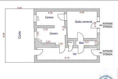 Spatiu comercial, 43 mp, zona Bulevardul Victoriei