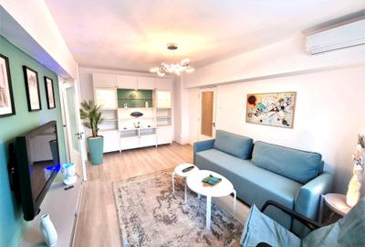Apartament cu 2 camere semidecomandat, mobilat în Moșilor