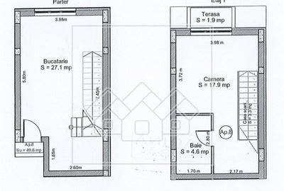 Apartament cu 2 camere decomandat în Turnișor - 10