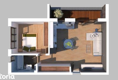Apartament cu 2 camere în Păulești - 3