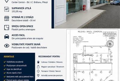 Spațiu comercial, de 193 mp, în Ultracentral - 1
