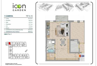 Garsonieră decomandată în Romană - 9