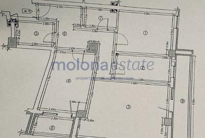 Apartament cu 3 camere decomandat în Central - 3