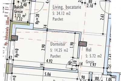 Apartament cu 3 camere semidecomandat în Mărăști - 4