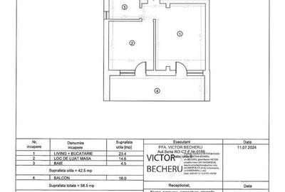 Apartament cu 2 camere decomandat, mobilat în Nord