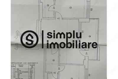 Apartament cu 3 camere decomandat în Central