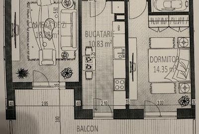 Apartament cu 2 camere decomandat în Militari - 6